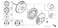 VOLANT pour Honda GX390R1