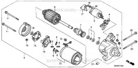 DEMARREUR pour Honda GX620R1