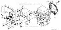 LOGEMENT DE COMMANDE / CARTER PROTECTEUR DE VENTILATEUR pour Honda GX620R1