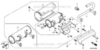 SILENCIEUX  (1) pour Honda GX620R1