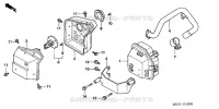 SILENCIEUX  (3) pour Honda GX620R1
