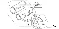 SILENCIEUX  (5) pour Honda GX620R1