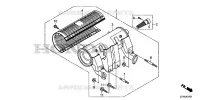 TROUSSE DE POT D'ECHAPPEMENT  (HAUT G.) pour Honda GX800IRH