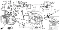 CORPS DE CYLINDRE pour Honda GXV160H2